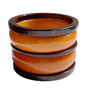 Five Genuine Vintage Bakelite Bangle Bracelets 5!
